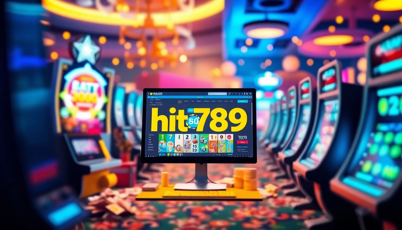 Engage with hit789’s exciting online gaming world featuring vibrant lottery elements and a sleek interface.