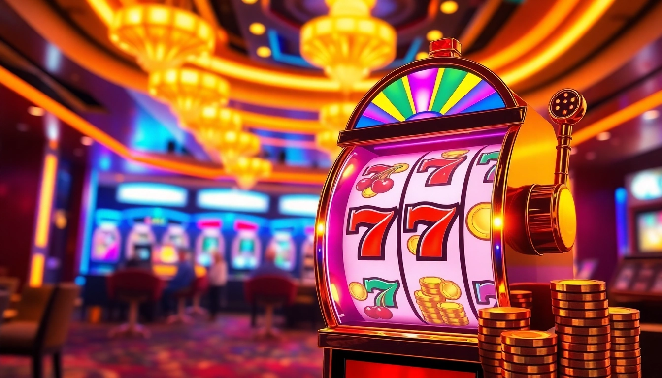 Engage with the vibrant world of JINSLOT by exploring this captivating slot machine art.