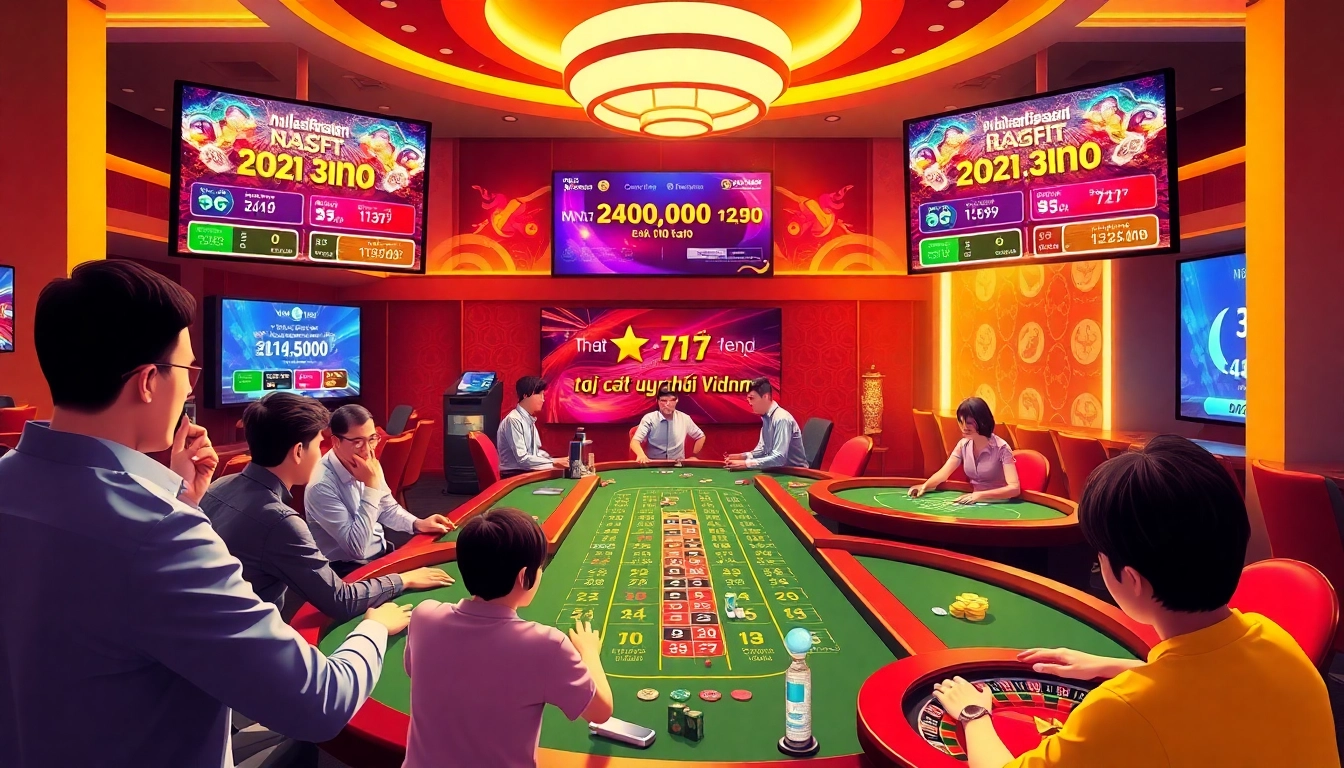 Experience the excitement with nhà cái uy tín nhất Việt Nam featuring live gaming tables and engaged players.