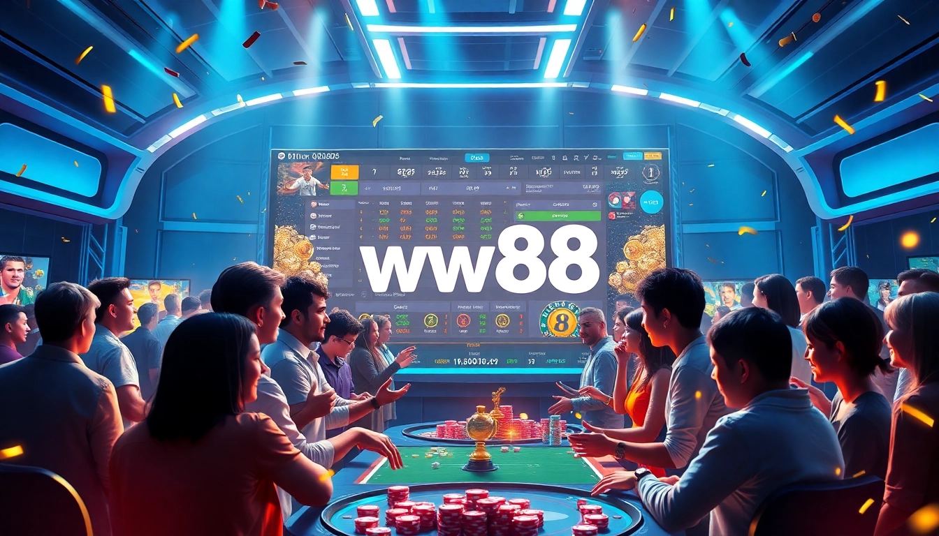 Experience thrilling gaming action with the ww88 betting platform's modern interface.