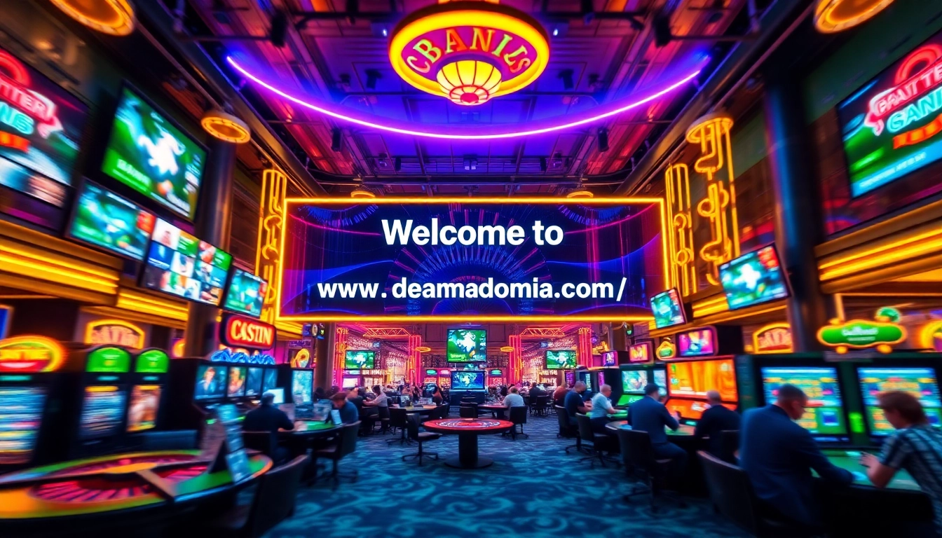 "Experience the thrill of online gambling at https://deanmadonia.com/ with vibrant casino visuals."