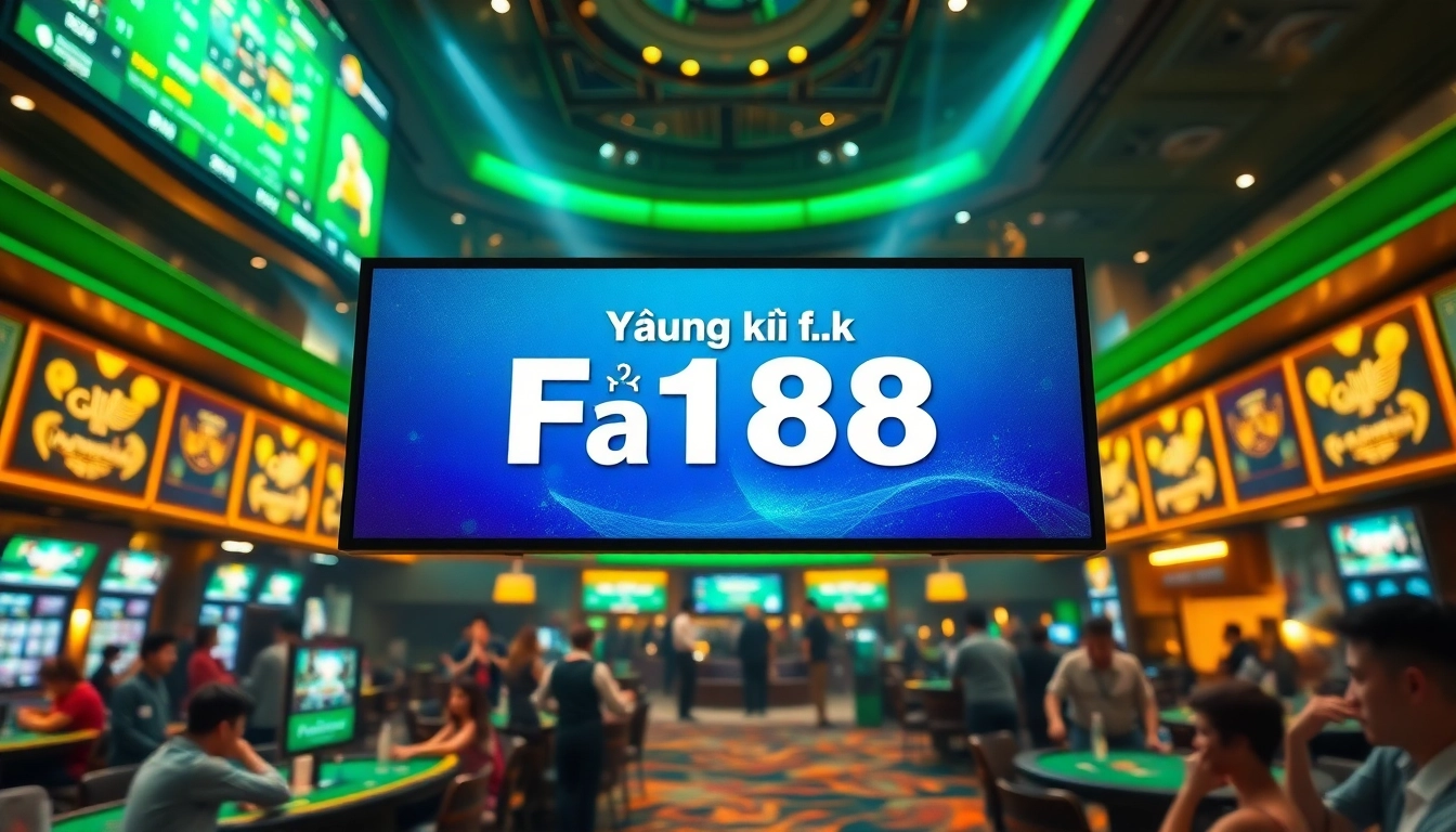Engaging scene highlighting Đăng ký F168 for new sports betting players in a vibrant casino atmosphere.